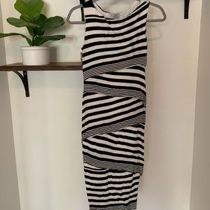 Bailey 44 Black and White Column Dress